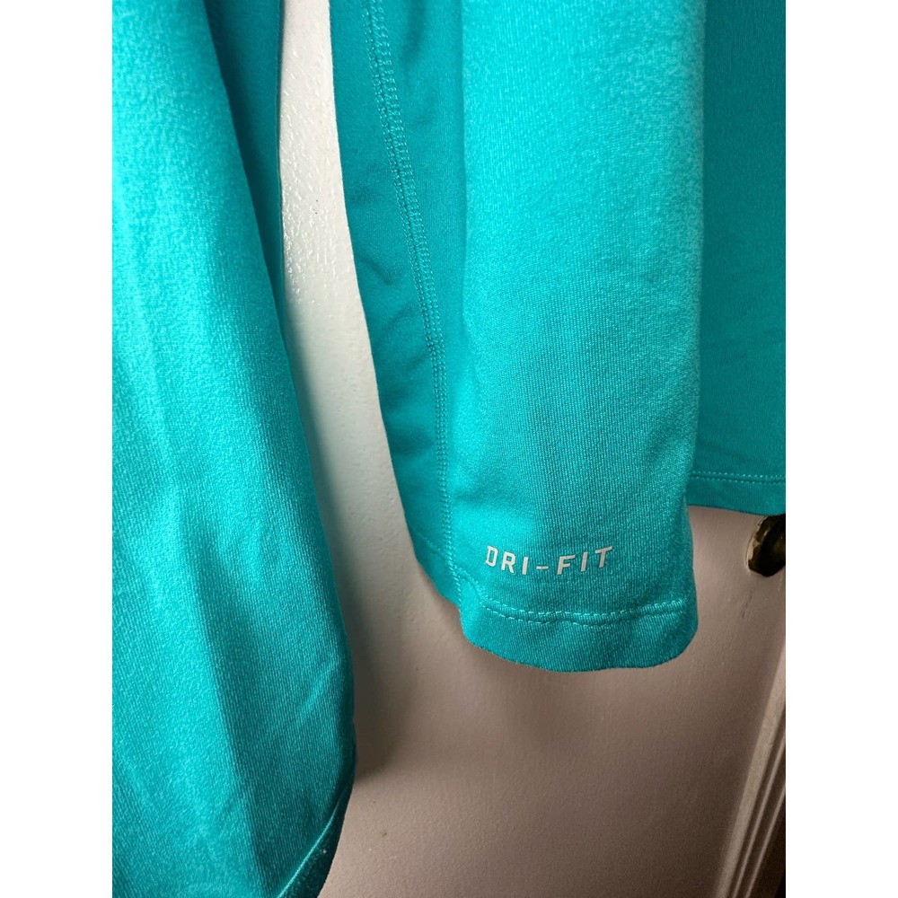 Nike Element Half Zip Running Top in Teal - Picture 6 of 6